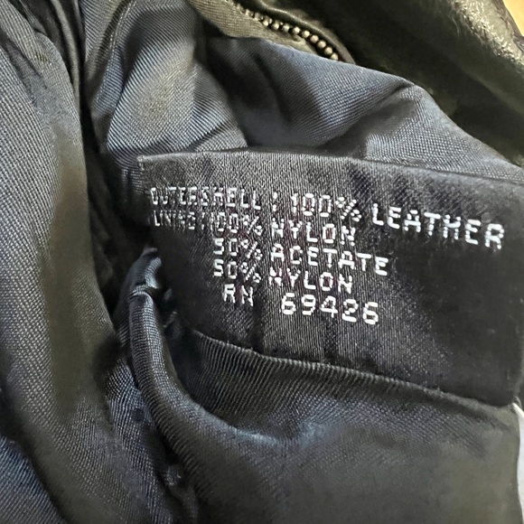 Wilsons Leather Vintage Genuine Leather 90's Trench Coat - Small - Picture 9 of 14